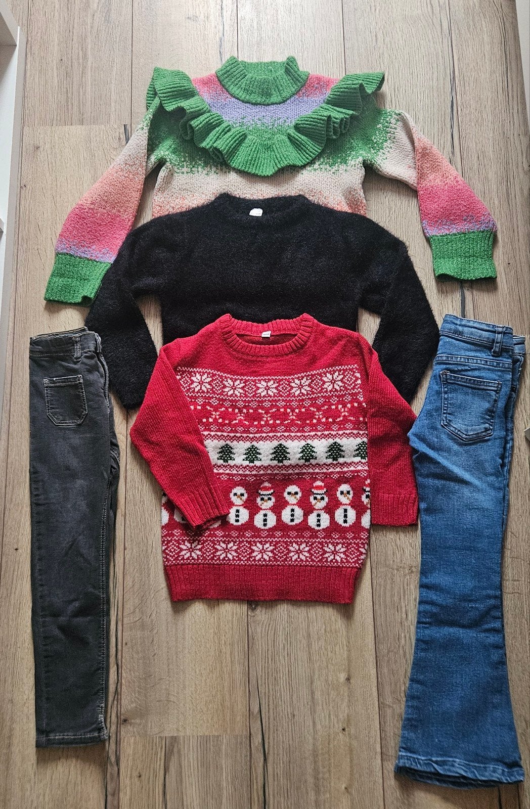 Meisjes kledingpakket maat 110-116: truien en jeans, Ophalen of Verzenden, Zo goed als nieuw, Maat 116
