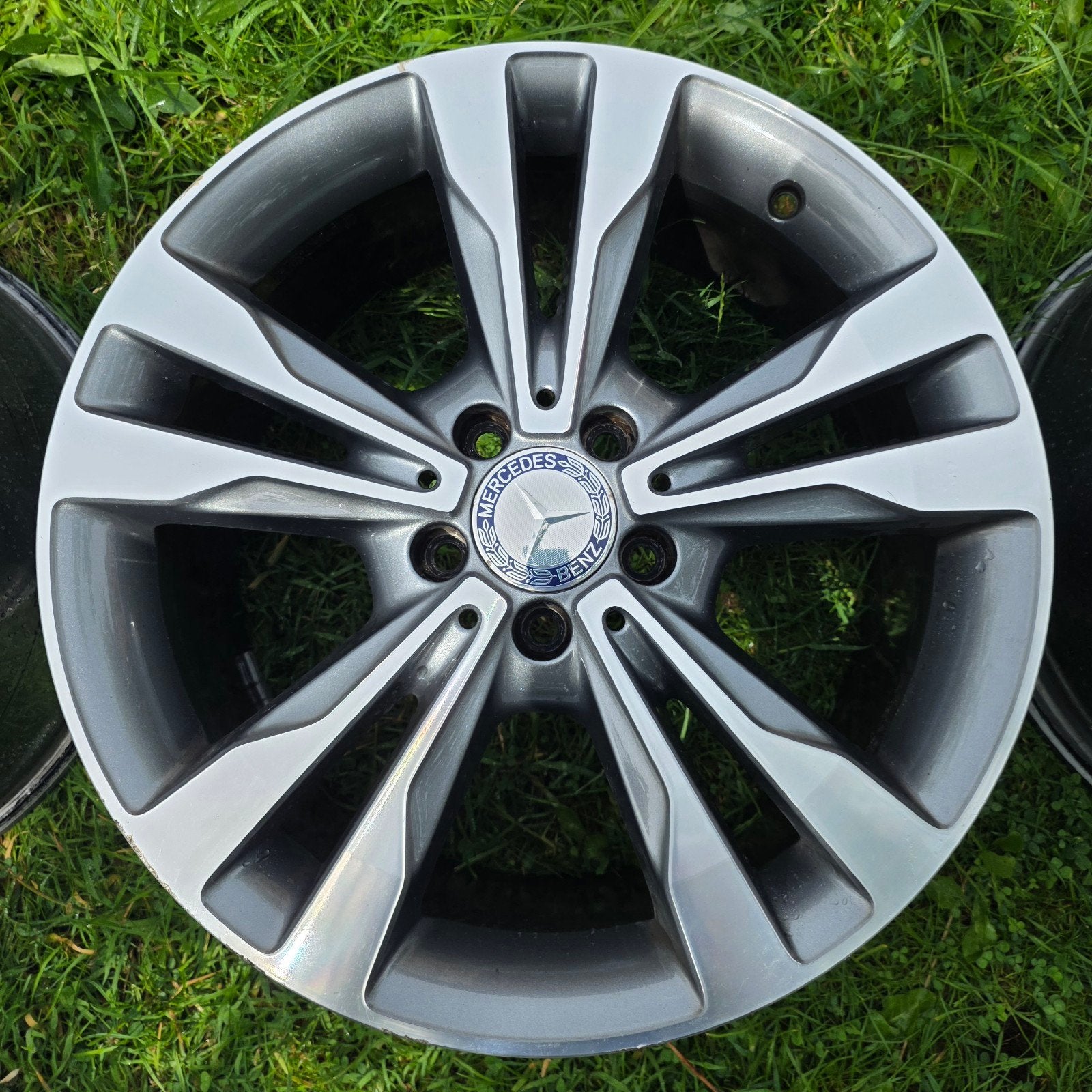 Origineel Mercedes 18 Inch Breedset Velgen – Topstaat!, Ophalen, 18 inch, Velg(en), Zomerbanden
