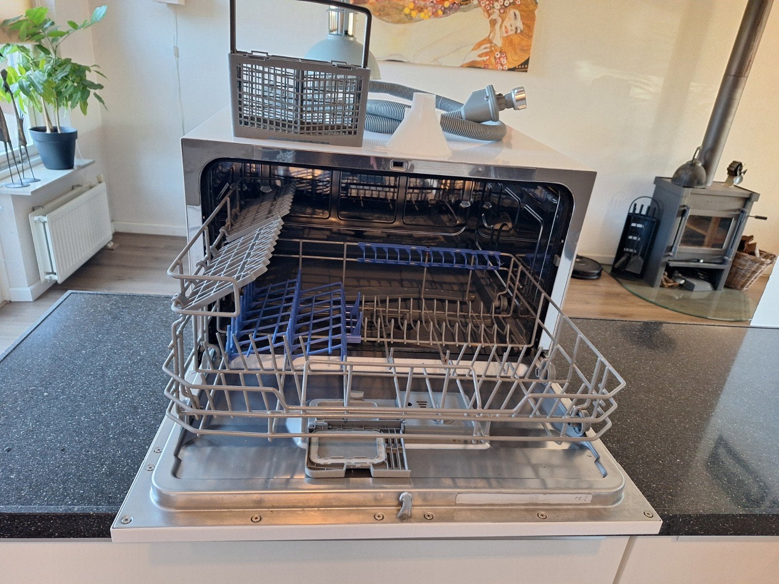 Silvercrest mini vaatwasser, Witgoed en Apparatuur, Ophalen, Gebruikt, Minder dan 10 liter, Energieklasse A of zuiniger