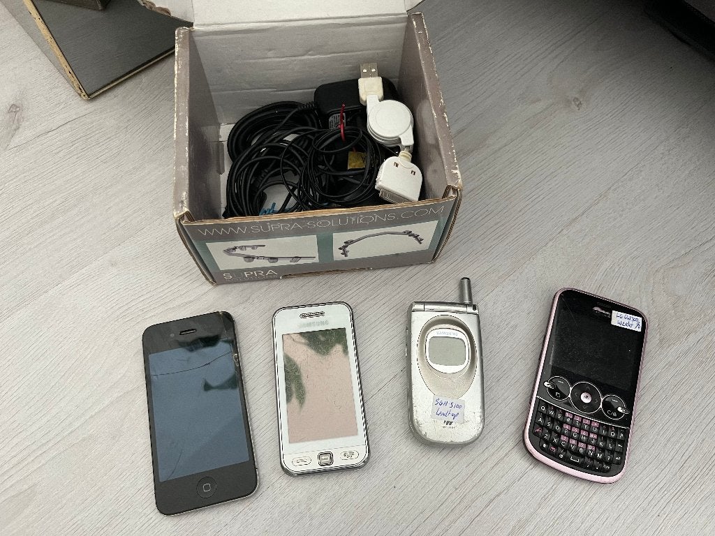 oude telefoons, Ophalen, Geen camera