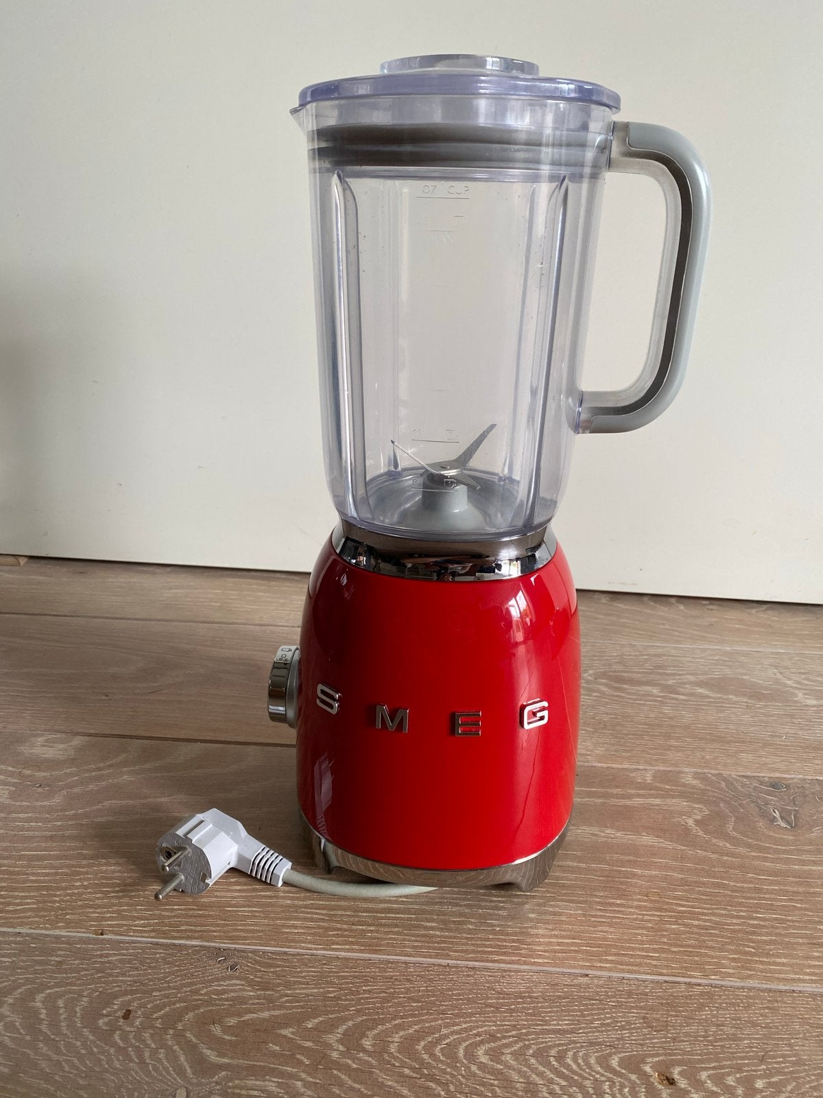 Smeg Blender Rood - Goede Staat, Witgoed en Apparatuur, Blenders, Ophalen, Zo goed als nieuw, Blender