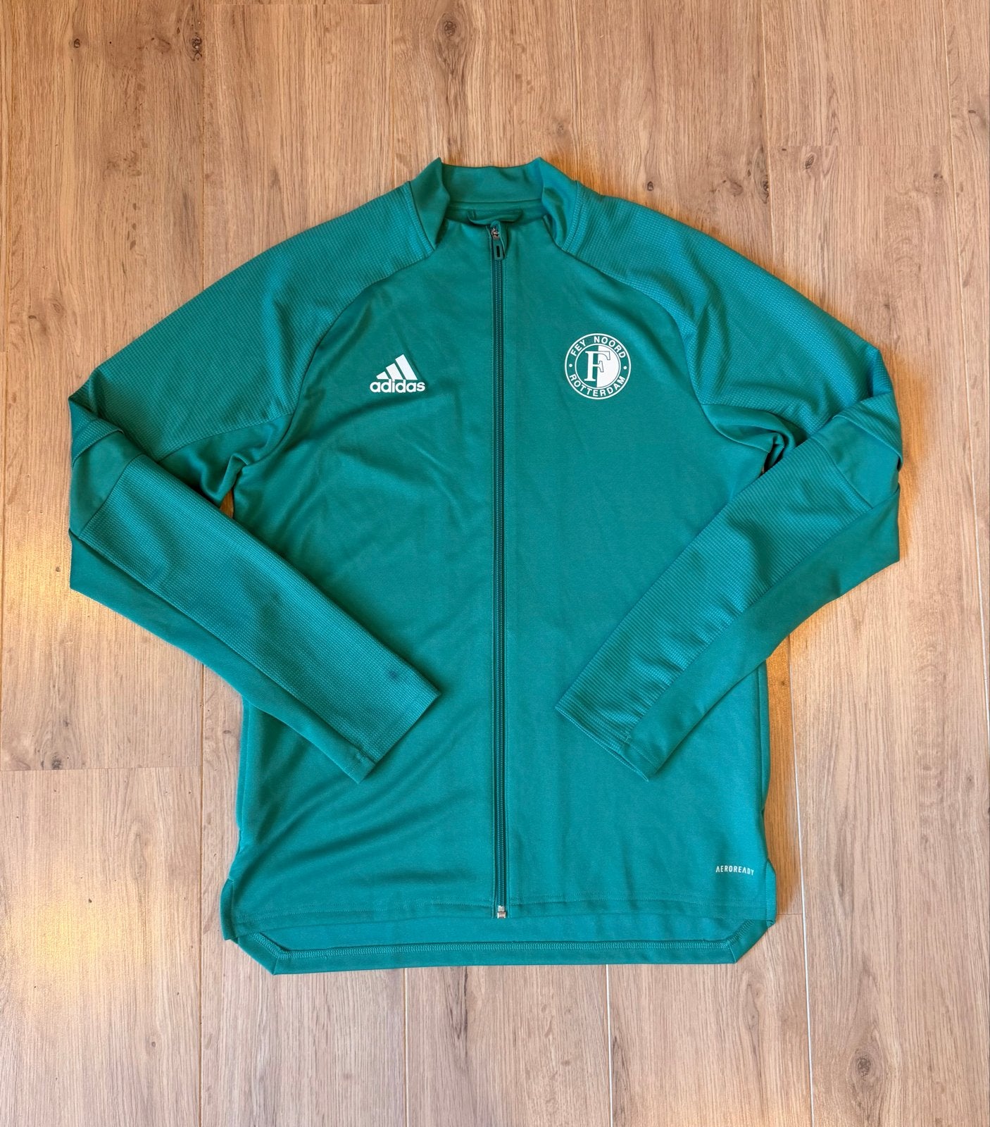 Adidas Feyenoord trainingstop - Maat M, Maat 48/50 (M), Ophalen of Verzenden, Zo goed als nieuw, Voetbal