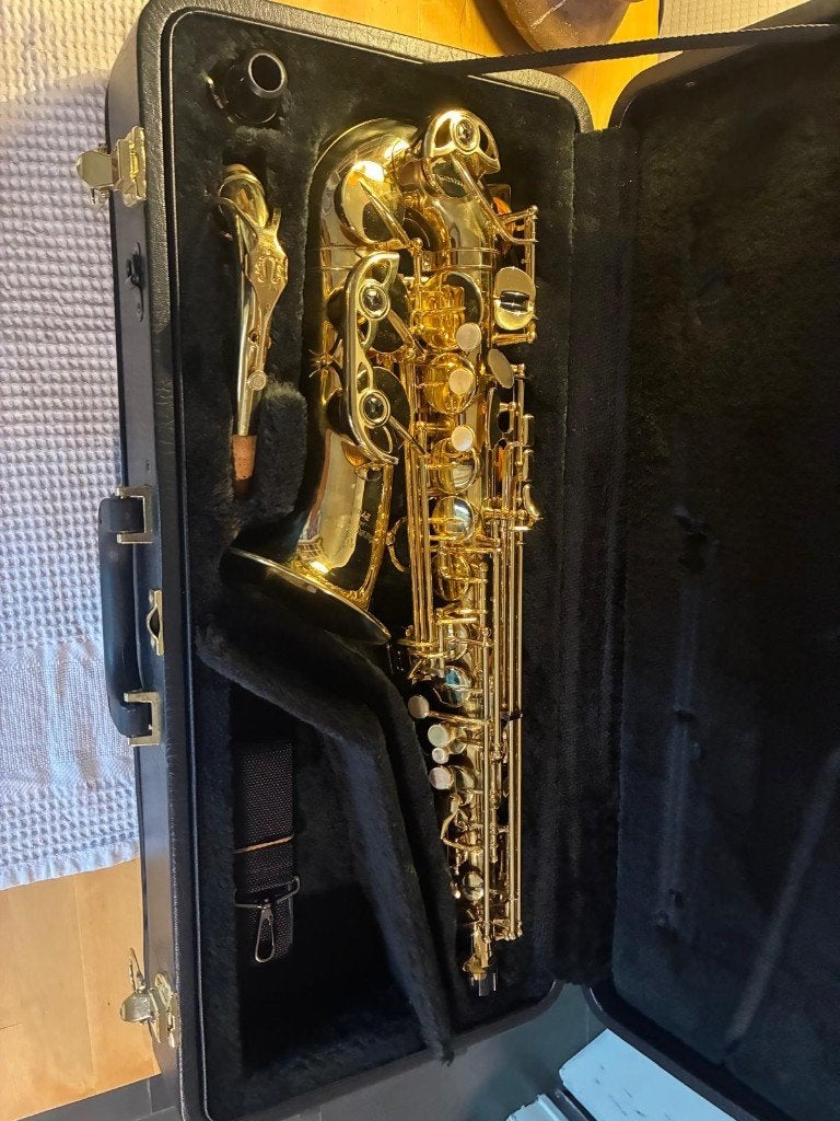 Yanagisawa A-901, Muziek en Instrumenten, Ophalen of Verzenden, Gebruikt, Alt, Met koffer