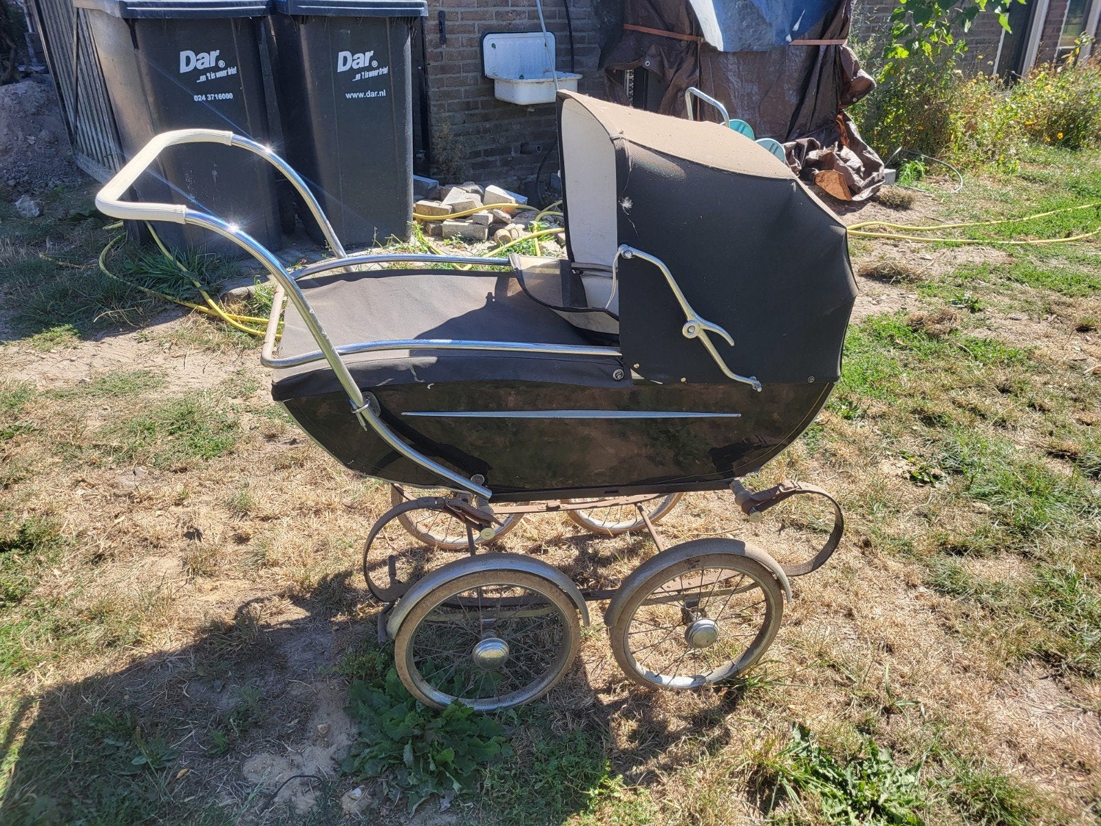 Antieke kinderwagen Bahlmann, Ophalen, Gebruikt, Overige merken