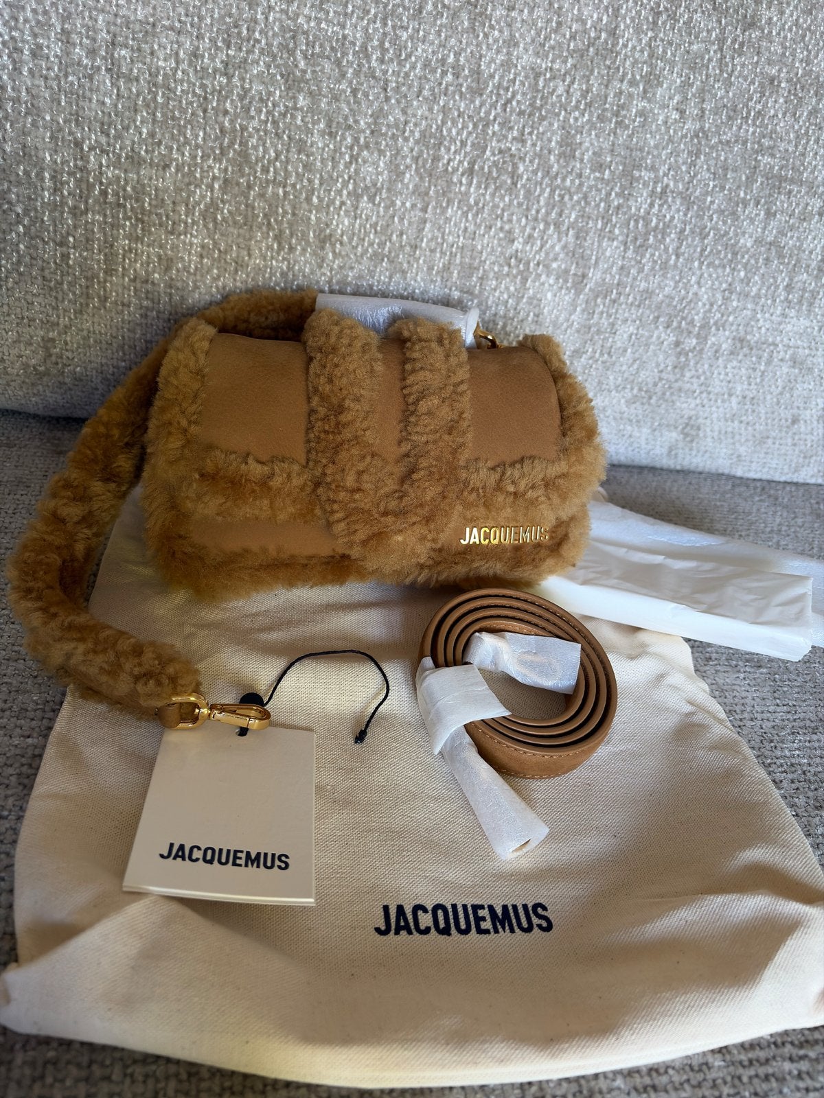Jacquemus Bambimou, Ophalen, Nieuw, Bruin, Schoudertasje