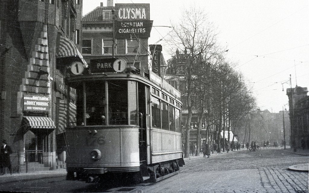 RET Tram Nadruk 176 zeevischmarkt, Ophalen, Voor 1920, Zuid-Holland