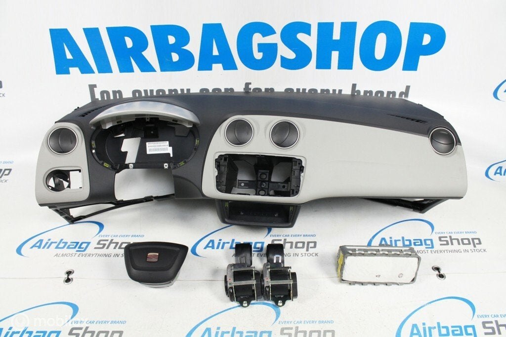Airbag set - dashboard beige seat ibiza (6j) (2008-2015)