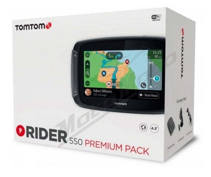 TomTom Rider 550 Premium Pack - Motor navigatie, Ophalen of Verzenden, Zo goed als nieuw