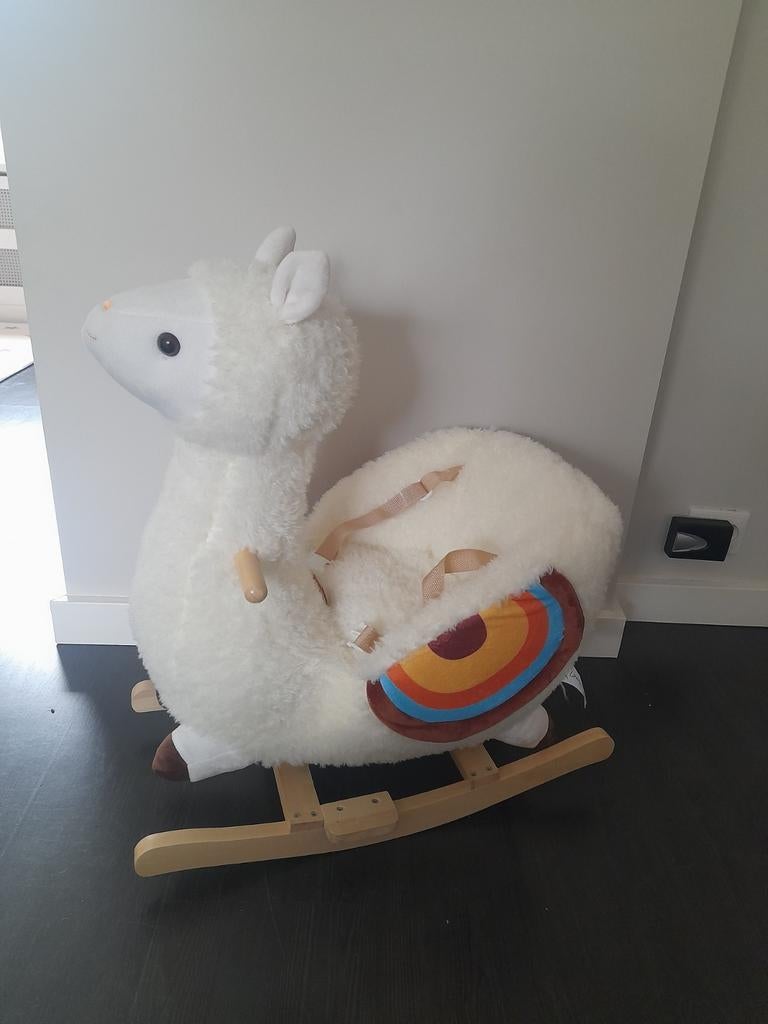 Mamaloes Alpaca Schommelpaard - Zo goed als nieuw, Ophalen, Zo goed als nieuw
