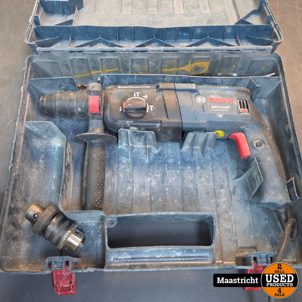 BoschHammer GBH 2-24 DF Professional boorhamer | nwpr 257 eu, Bosch, Gebruikt, Support@bosch.com, Robert Bosch GmbH
Robert-Bosch-Platz 1
70839 Gerlingen-SchillerhÃ¶he
Germany
