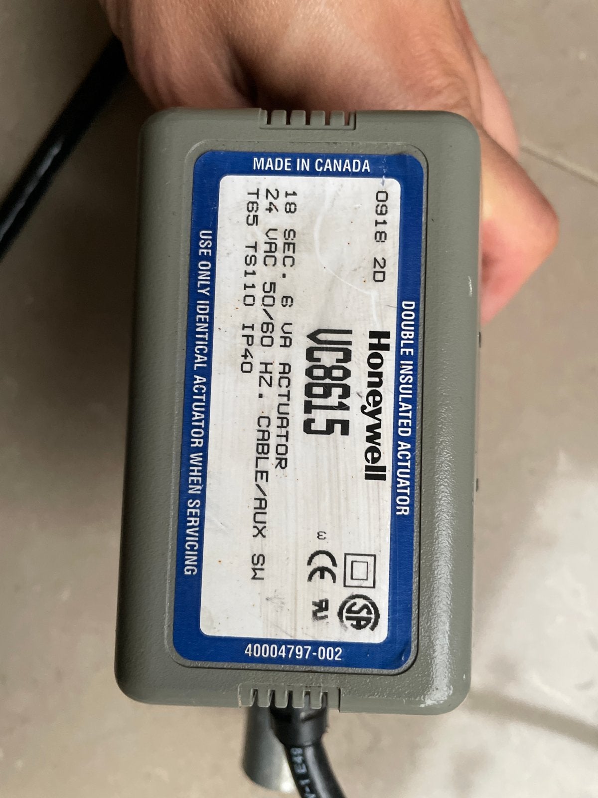 Honeywell VC6815 Actuator, Ophalen, Gebruikt, Overige merken, Overige typen