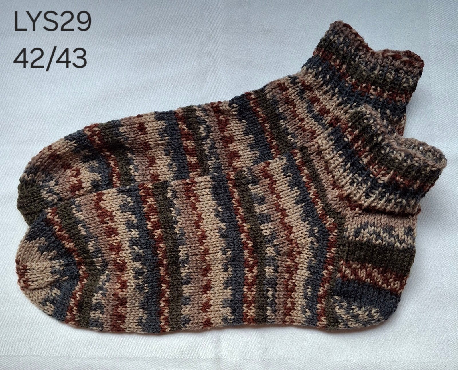 Handgebreide sokken maat 42/43, Kleding | Heren, Overige kleuren, Verzenden, Michella's sokken, Nieuw