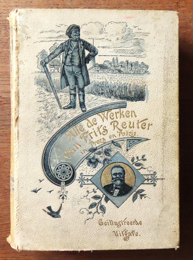 Frits Reuter Alle werken in Proza en Poëzie ( 1e druk 1891 ), Antiek en Kunst, Ophalen of Verzenden