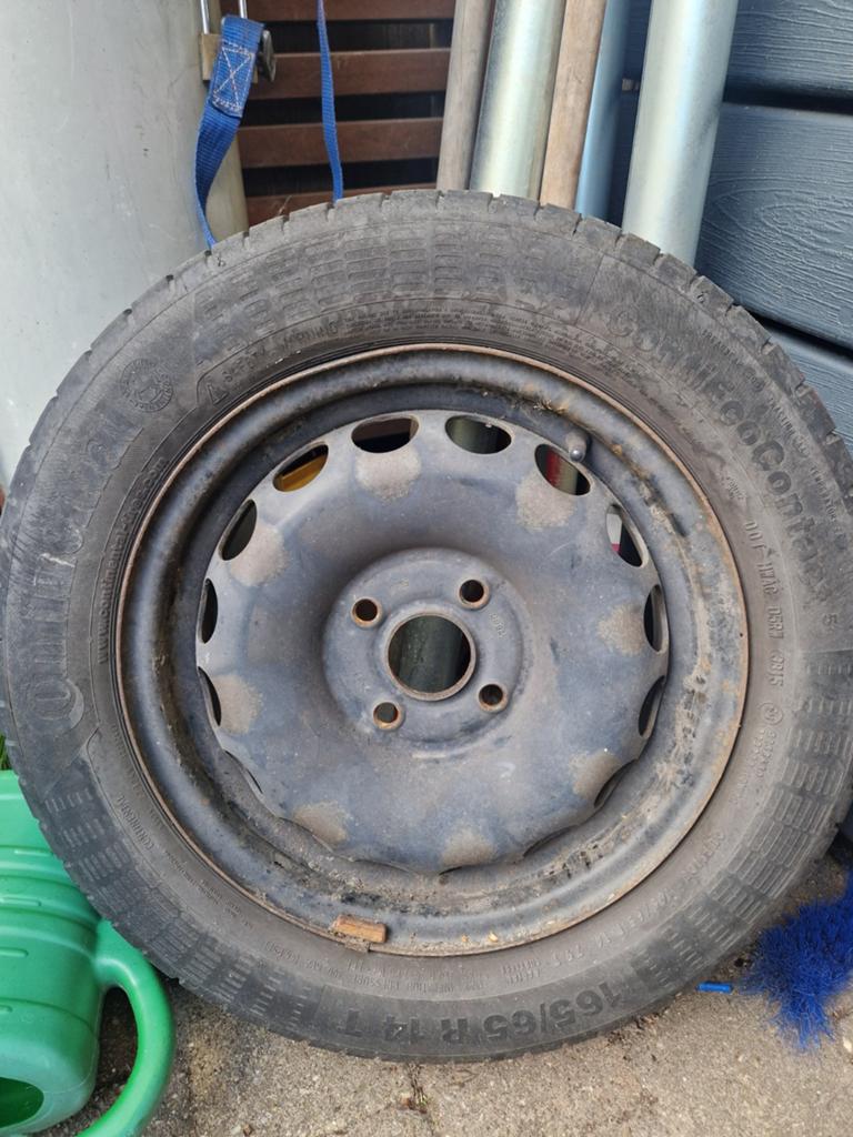 Orginele reservewiel peugeot 108, Ophalen