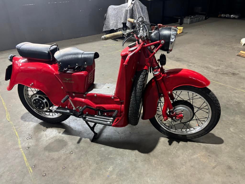 Moto Guzzi Galetto 1958 - Project met reserve onderdelen, Gebruikt, Overig, 11 kW of minder, Handgeschakeld