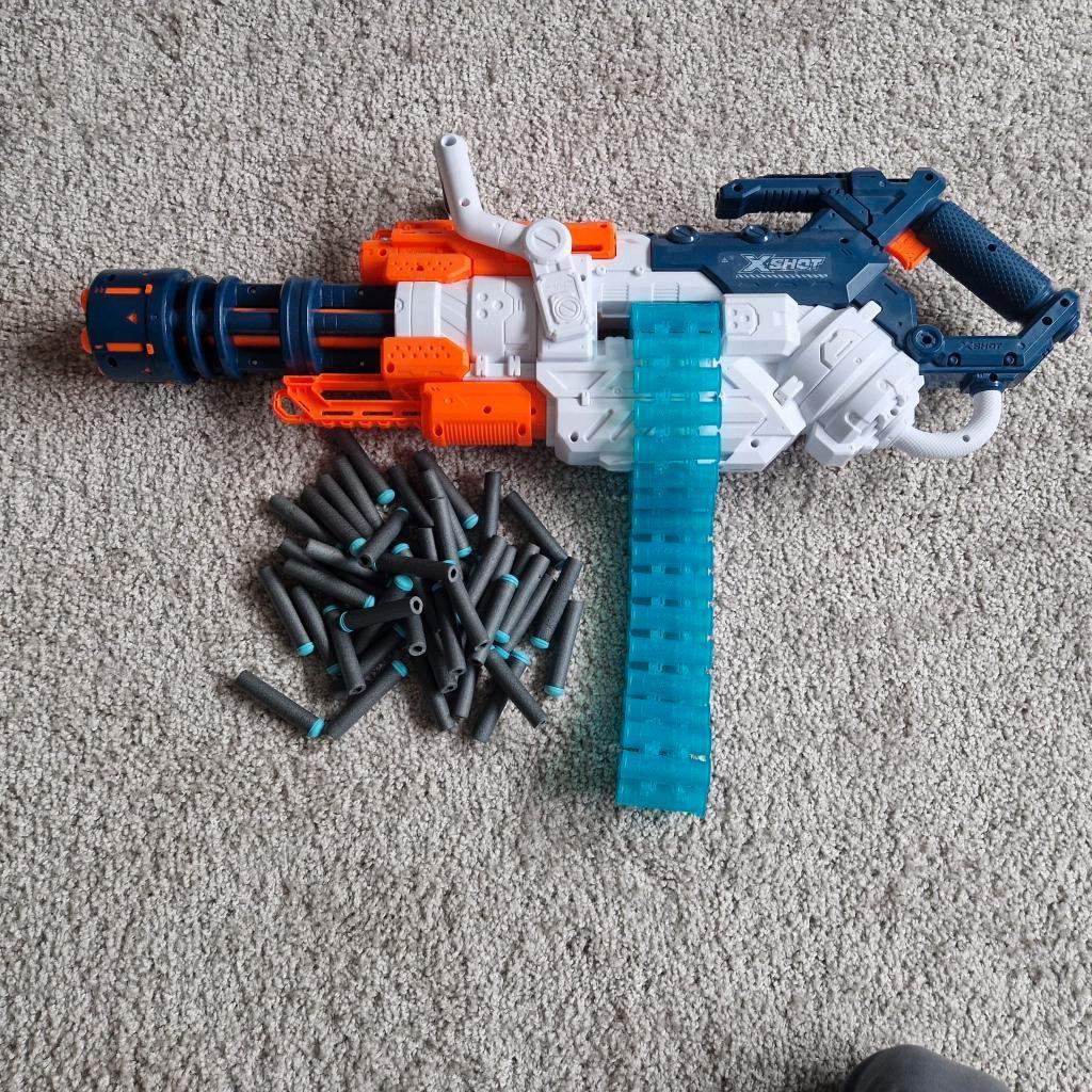 X-Shot Minigun, Ophalen, Zo goed als nieuw