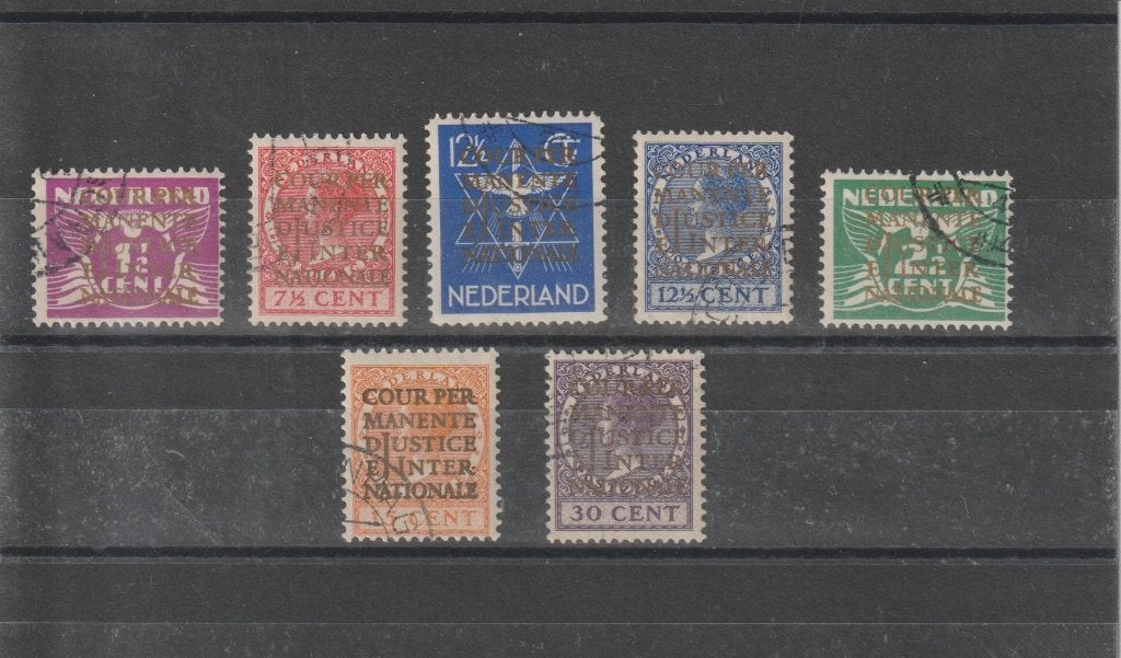 Nederland 1934, NVPH D9 t/m D15, Gestempeld., Postzegels en Munten, Verzenden, T/m 1940, Gestempeld