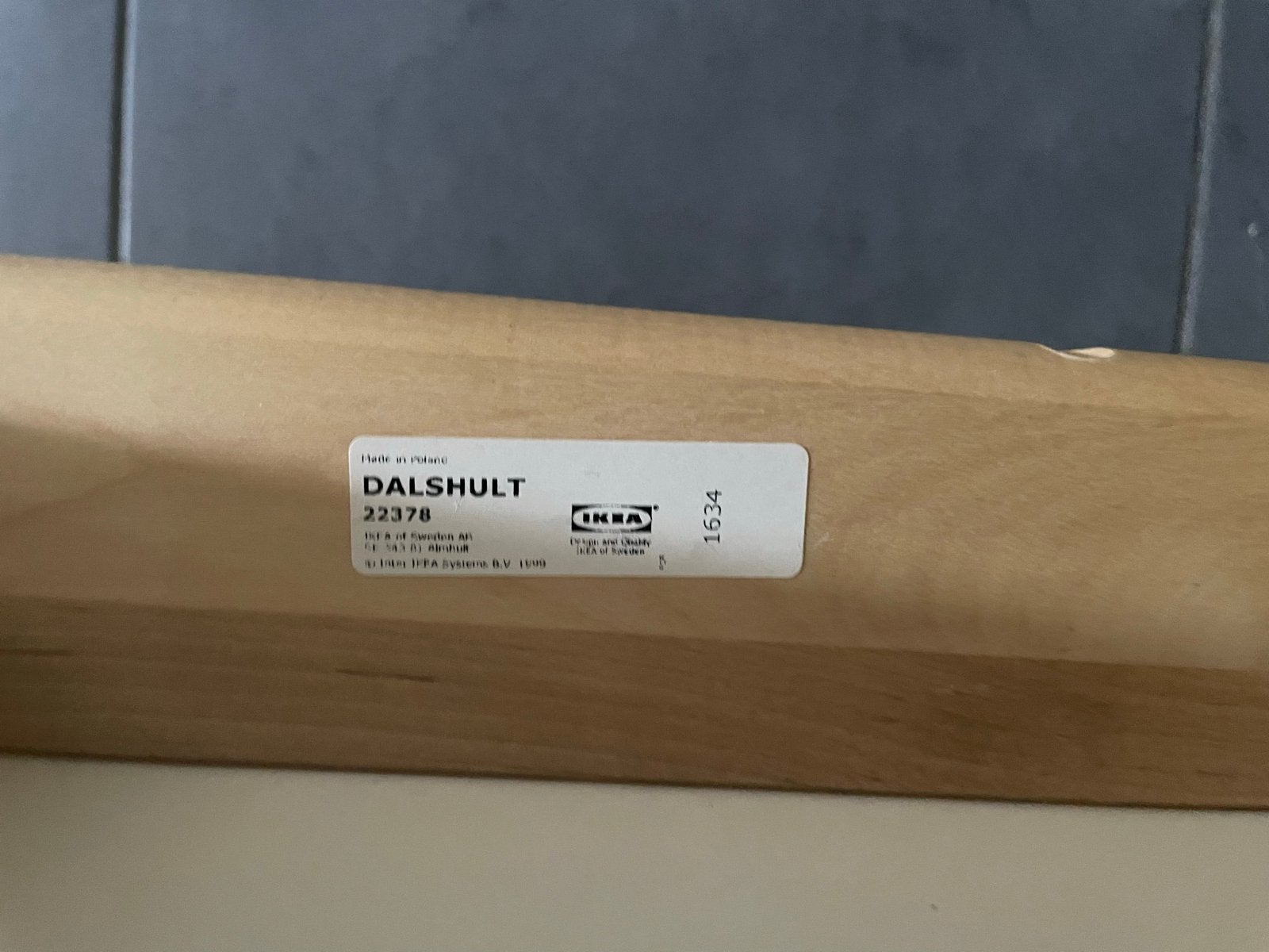 IKEA Dalshult eettafel - niet meer verkrijgbaar, Ophalen, Gebruikt, Ovaal, Overige houtsoorten