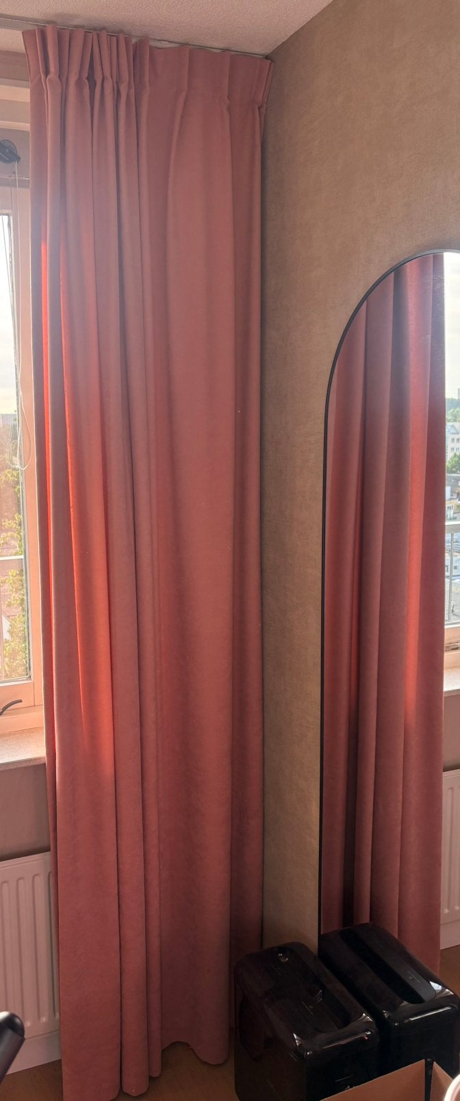 Veneta gordijnen Costa oud roze, Ophalen of Verzenden, Zo goed als nieuw, Roze, Overgordijn