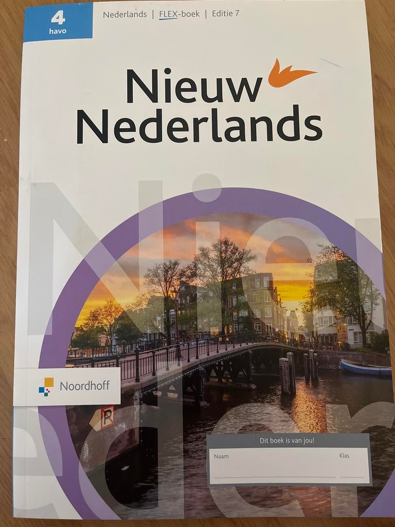 Nieuw Nederlands FLEX-boek 4 havo Editie 7, Boeken, Ophalen of Verzenden, Nieuw, HAVO, Nederlands