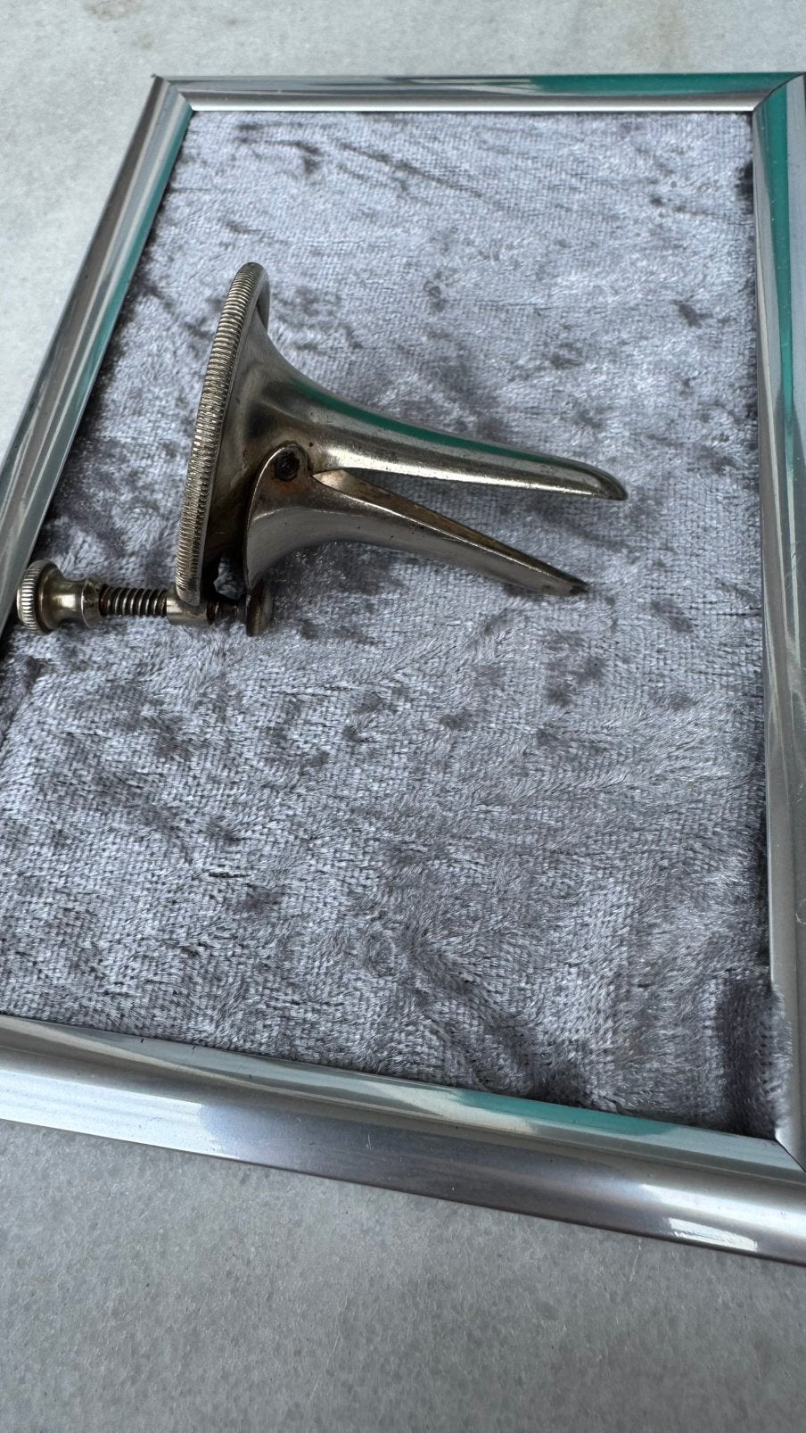 Vintage Duplay-type neusspeculum / medisch instrument, Ophalen