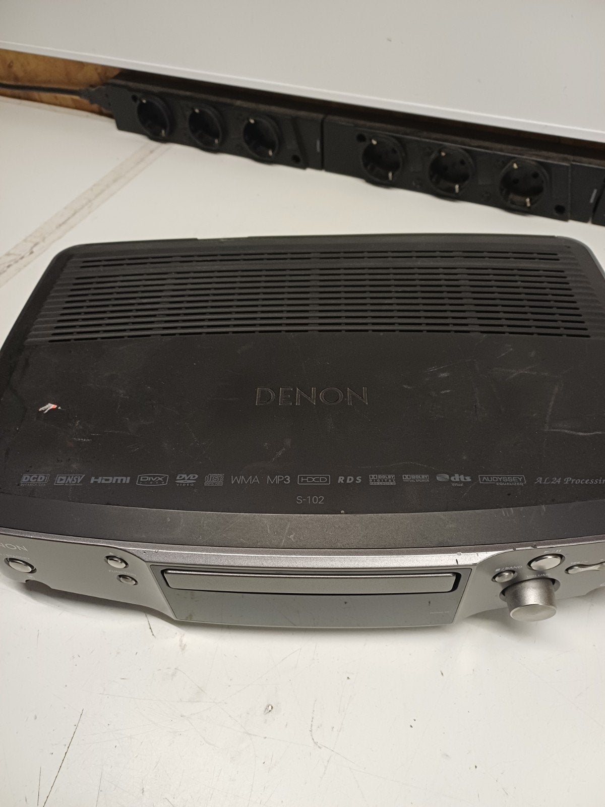 Denon S-102 2.1 Home Cinema DVD Speler Receiver - we, Ophalen of Verzenden, Niet werkend, Dvd-speler, Overige merken
