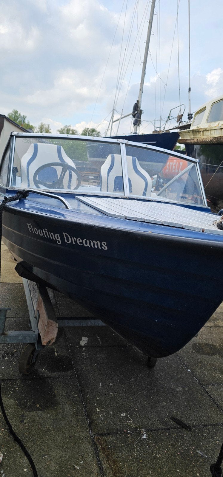 Leuke boot met recente upgrades en Honda motor, Watersport en Boten, Ophalen, Hout