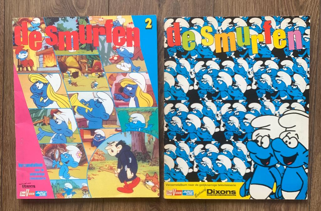 2 De Smurfen Verzamelalbums Dixons 1982 1983 plaatjesalbum