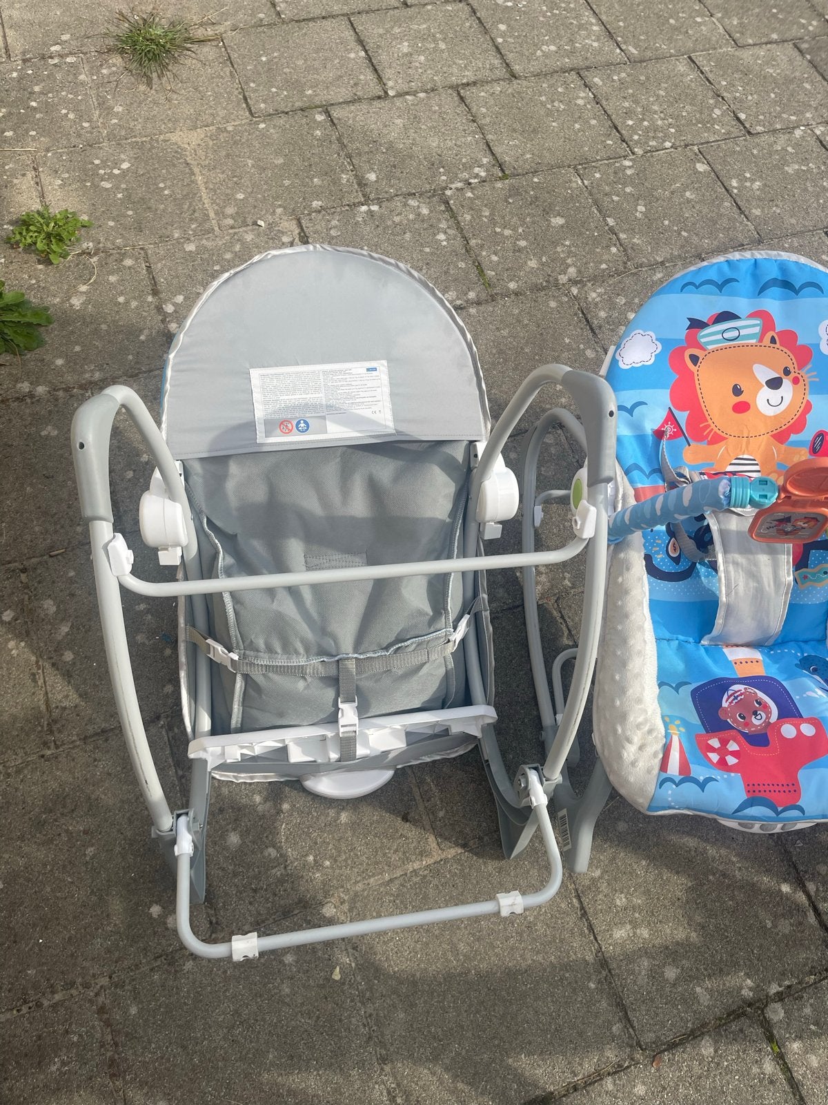 2 Baby wipstoeltjes / schommels met speelboog, Ophalen of Verzenden, Zo goed als nieuw