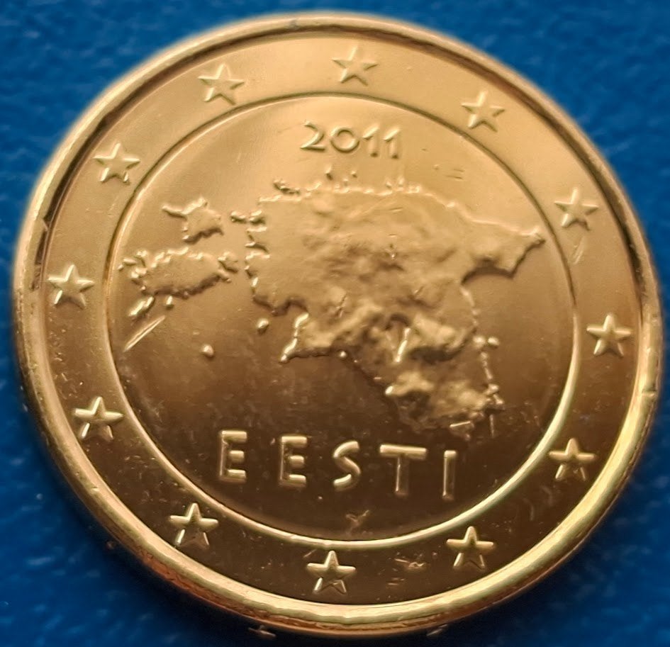 Estland 2 euro "Normaal" - 2011 verguld, Postzegels en Munten, Munten | Europa | Euromunten, Verzenden, Estland, 2 euro, Losse munt