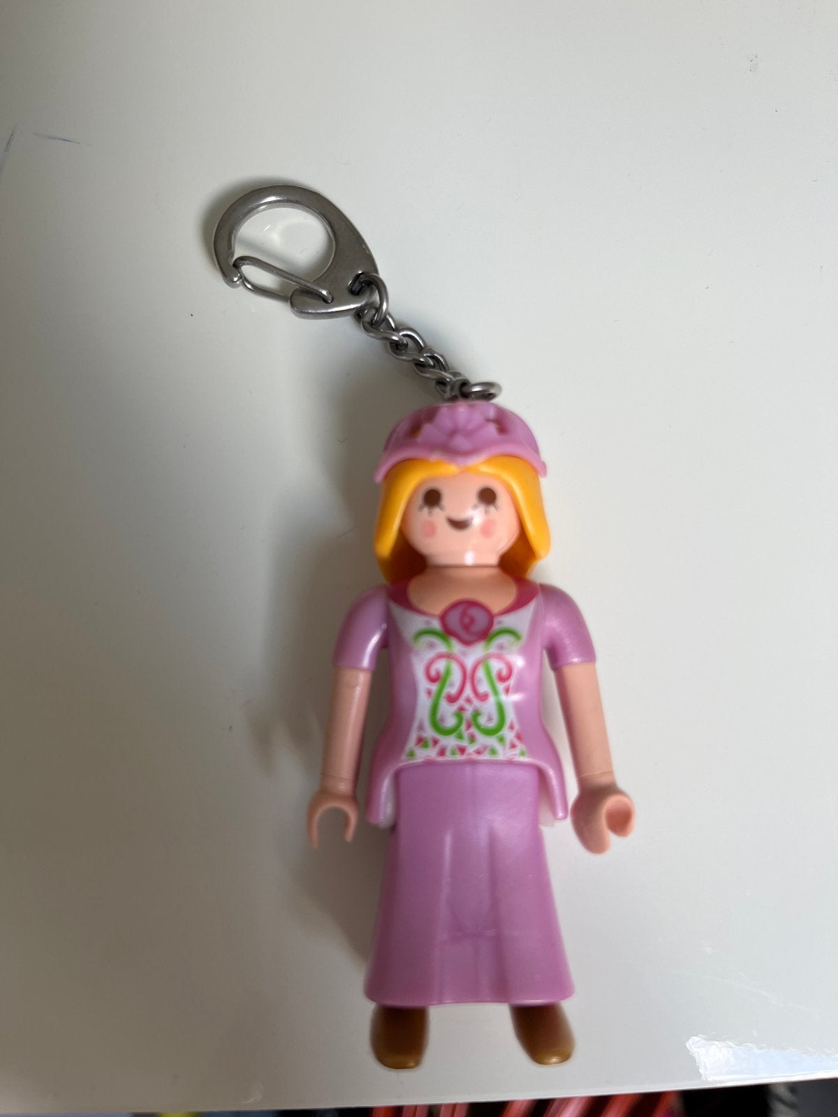 Playmobil sleutelhanger prinses roze, Ophalen of Verzenden, Gebruikt