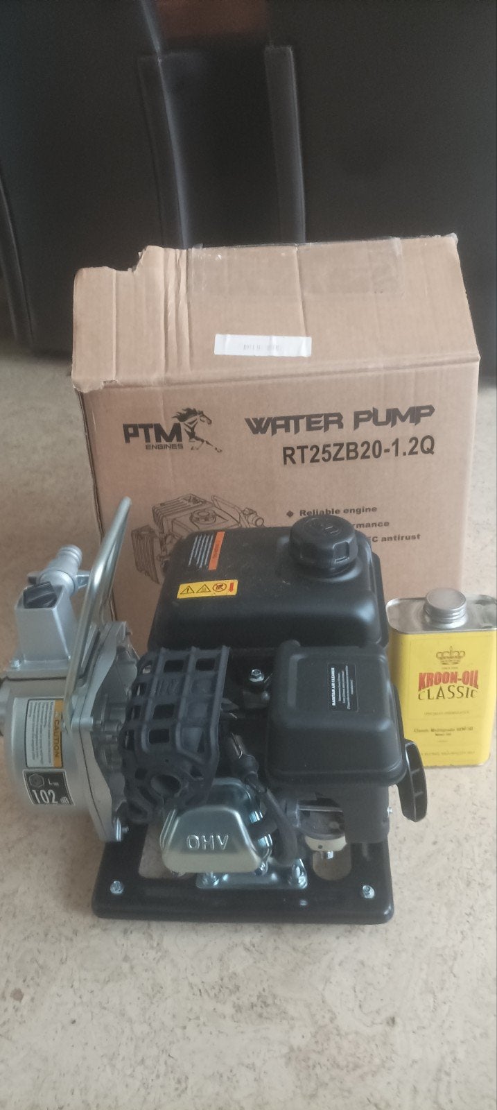 PTM Waterpomp RT25ZB20-1.2Q - Nieuw in doos, Ophalen of Verzenden, Nieuw, Handmatig, Beregeningspomp