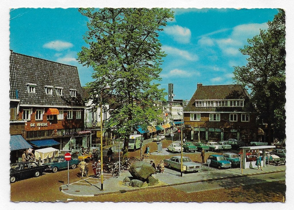 Hilversum De Kei gelopen Ansichtkaart (B2822 ), Ophalen of Verzenden, 1960 tot 1980, Gelopen, Noord-Holland
