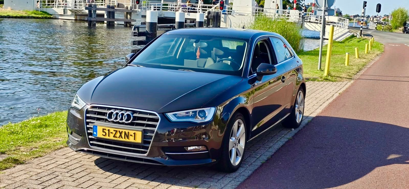 Audi A3 1.4 Tfsi 90KW 3D 2013, Auto's, Audi, Voorwielaandrijving, 4 cilinders, Bruin, 620 kg