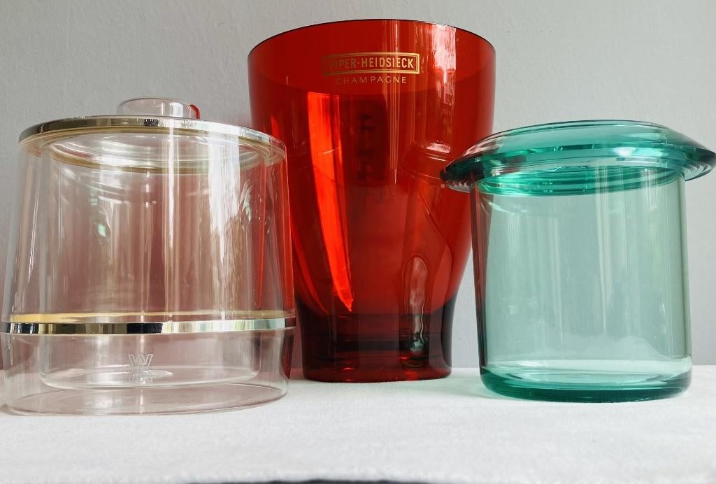 Champagnekoeler Piper ijsemmers Spong Ice Cooler Biese Italy, Overige typen, Kunststof, Ophalen of Verzenden, Zo goed als nieuw