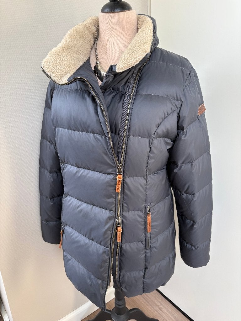 Jas winter dames van Moscow mt XL ZGAN!!, Verzenden, Zo goed als nieuw, Maat 42/44 (L), Blauw