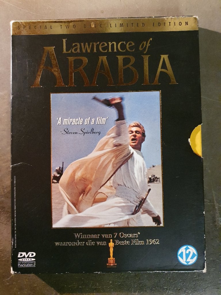 Lawrence of Arabia 2DVD's, Ophalen, 1960 tot 1980, Zo goed als nieuw, Actie en Avontuur