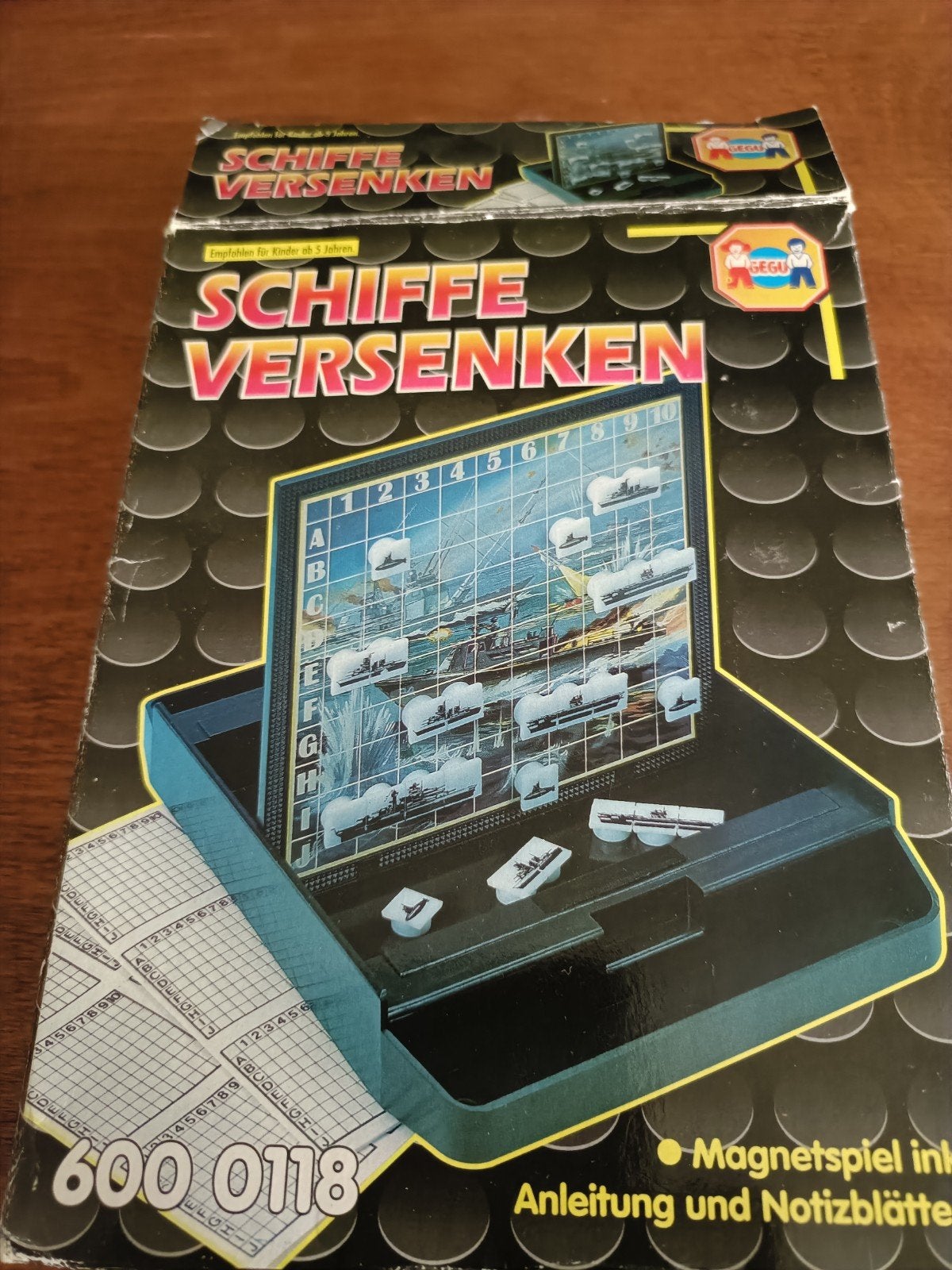 Zeeslag - Magnetisch Reisspel, Gebruikt, Een of twee spelers, Ophalen of Verzenden, Pegasus Spiele