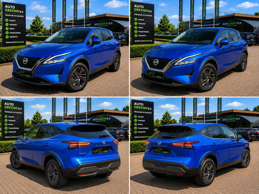 Nissan QASHQAI 1.3 MHEV Xtronic Acenta (bj 2021, automaat), Euro 6, Blauw, Bedrijf, Hybride Elektrisch/Benzine