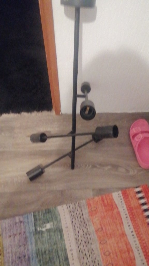 Plafon lamp, Ophalen of Verzenden, Zo goed als nieuw, Industrieel, Metaal