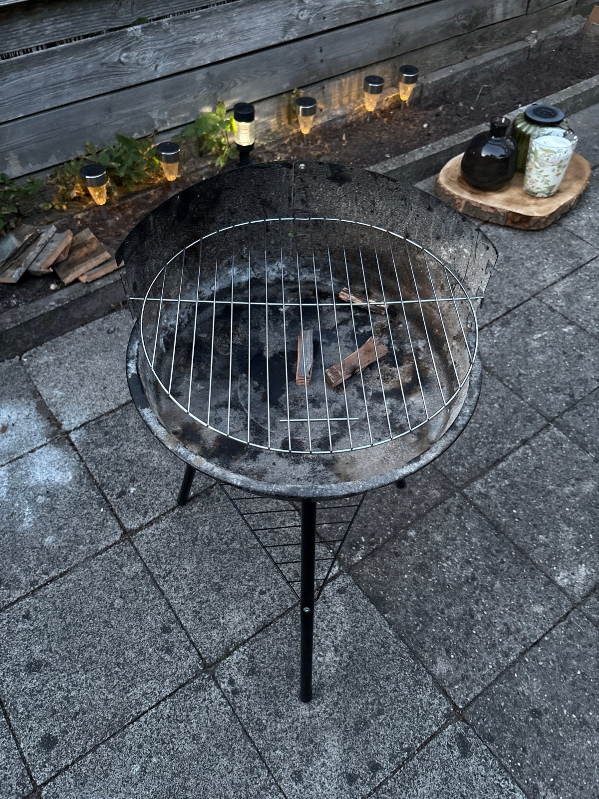 Gebruikte vuurkorf/barbecue met rooster, Ophalen, Gebruikt