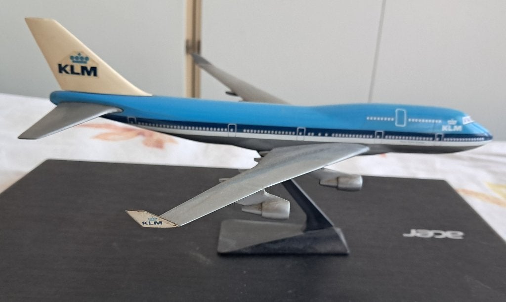 KLM , Boeing 747, Ophalen of Verzenden, Gebruikt, 1:200 of kleiner, Overige merken
