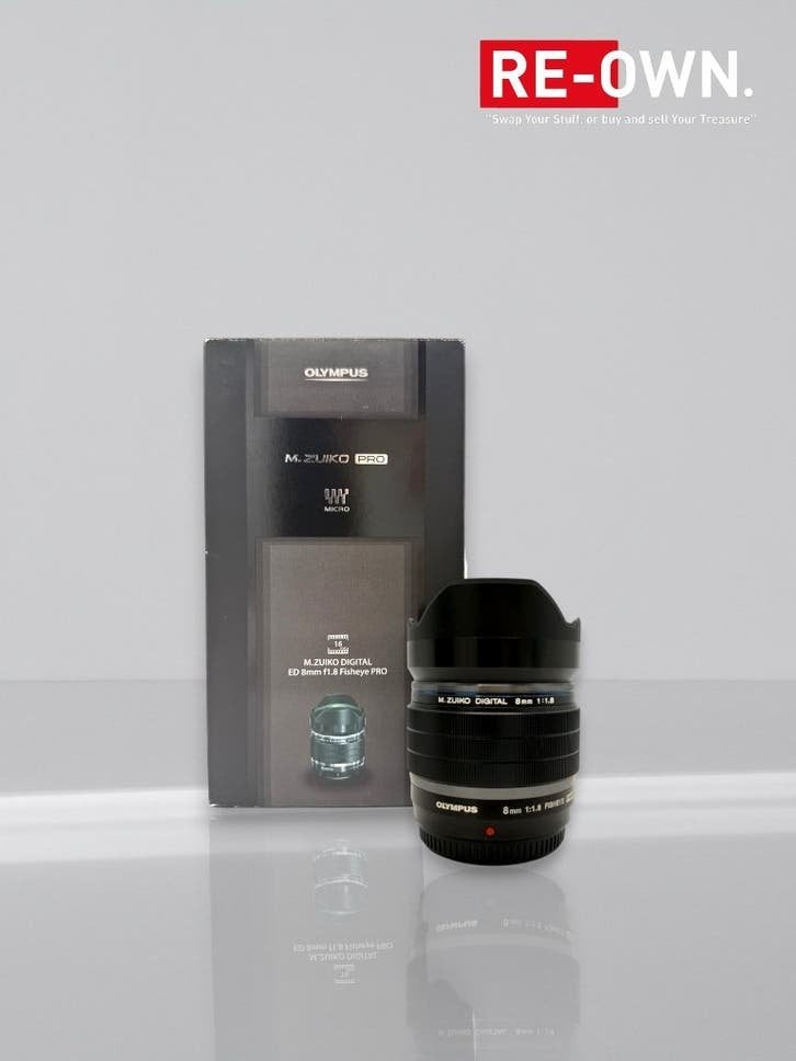 OLYMPUS M.ZUIKO 8MM F/1.8 FISHEYE PRO | MFT | GARANTIE, Audio, Tv en Foto, Micro Four Thirds, Fisheye-lens, Ophalen of Verzenden