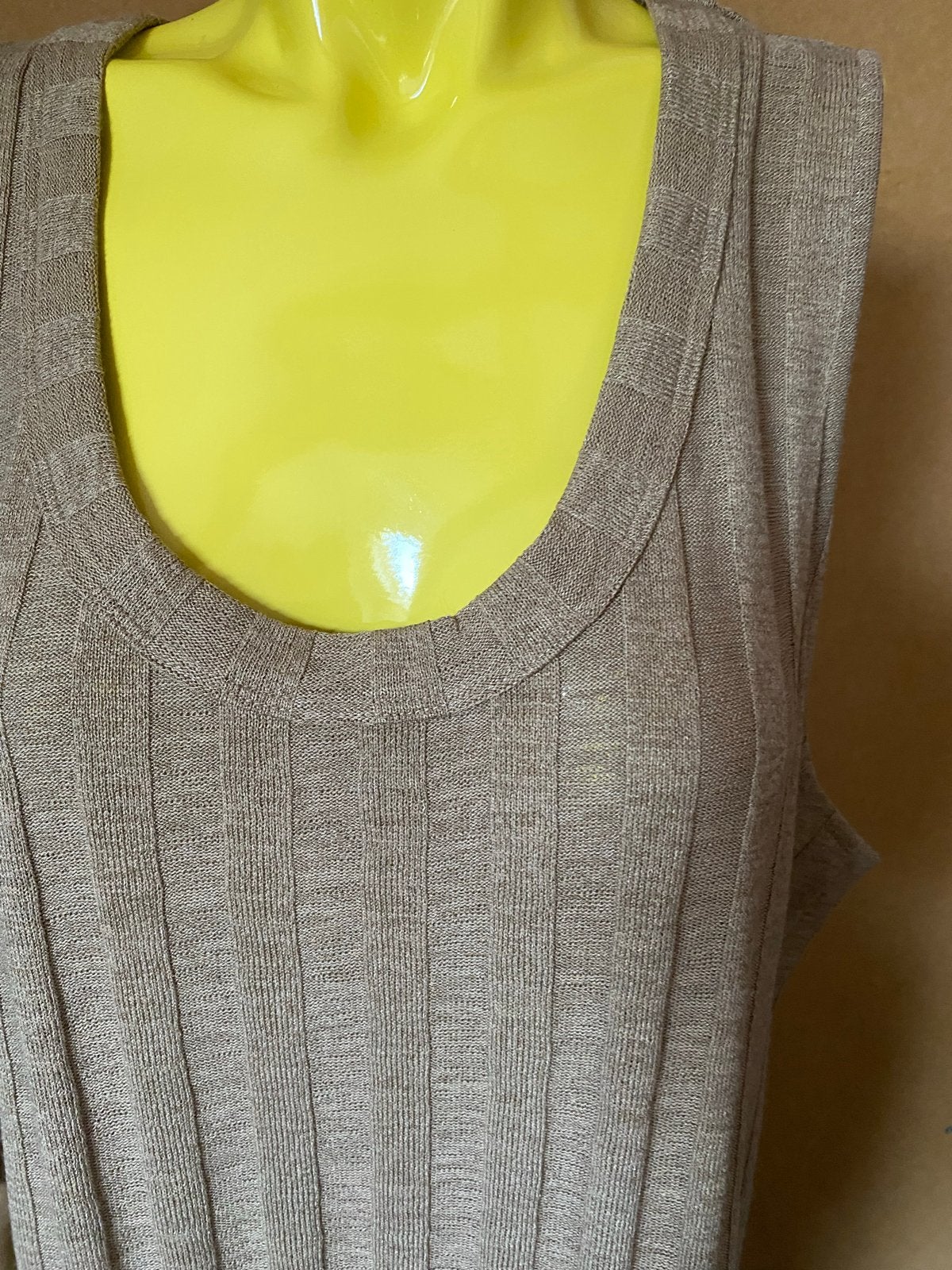 Prachtige nieuwe H&M jurk maat XL, Ophalen of Verzenden, Nieuw, Maat 46/48 (XL) of groter, Beige