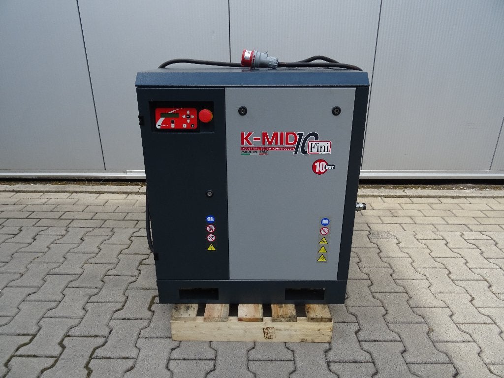 compressor Fini K-mid 10, Doe-het-zelf en Verbouw, Compressors, Ophalen, Geluidgedempt, Gebruikt, 800 liter/min of meer