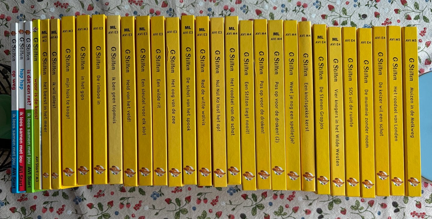Geronimo Stilton AVI boeken - Complete voor beginnende lezer, Boeken, Ophalen of Verzenden, Zo goed als nieuw, Fictie algemeen