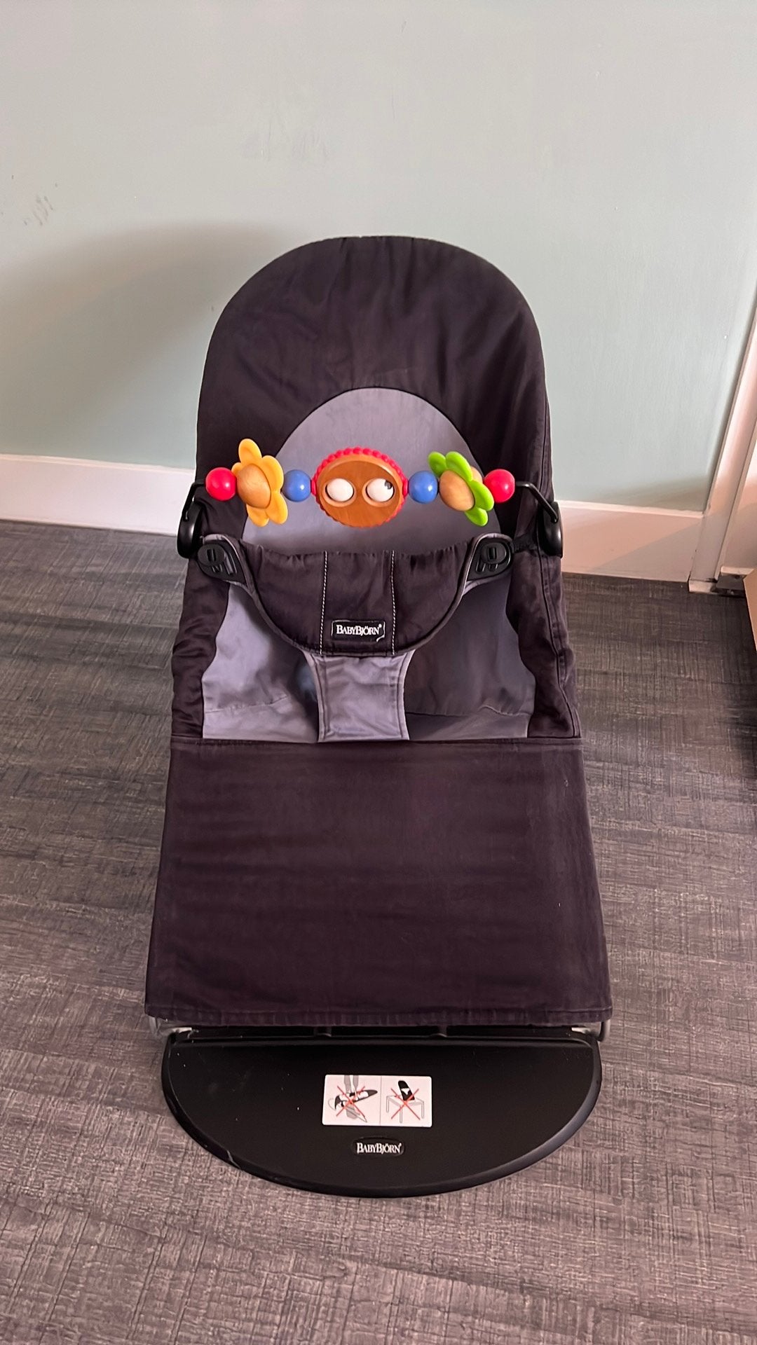 Babyborn wipstoel met speeltje, Gebruikt, Wipstoel, Met gordel(s) of riempje(s), Ophalen
