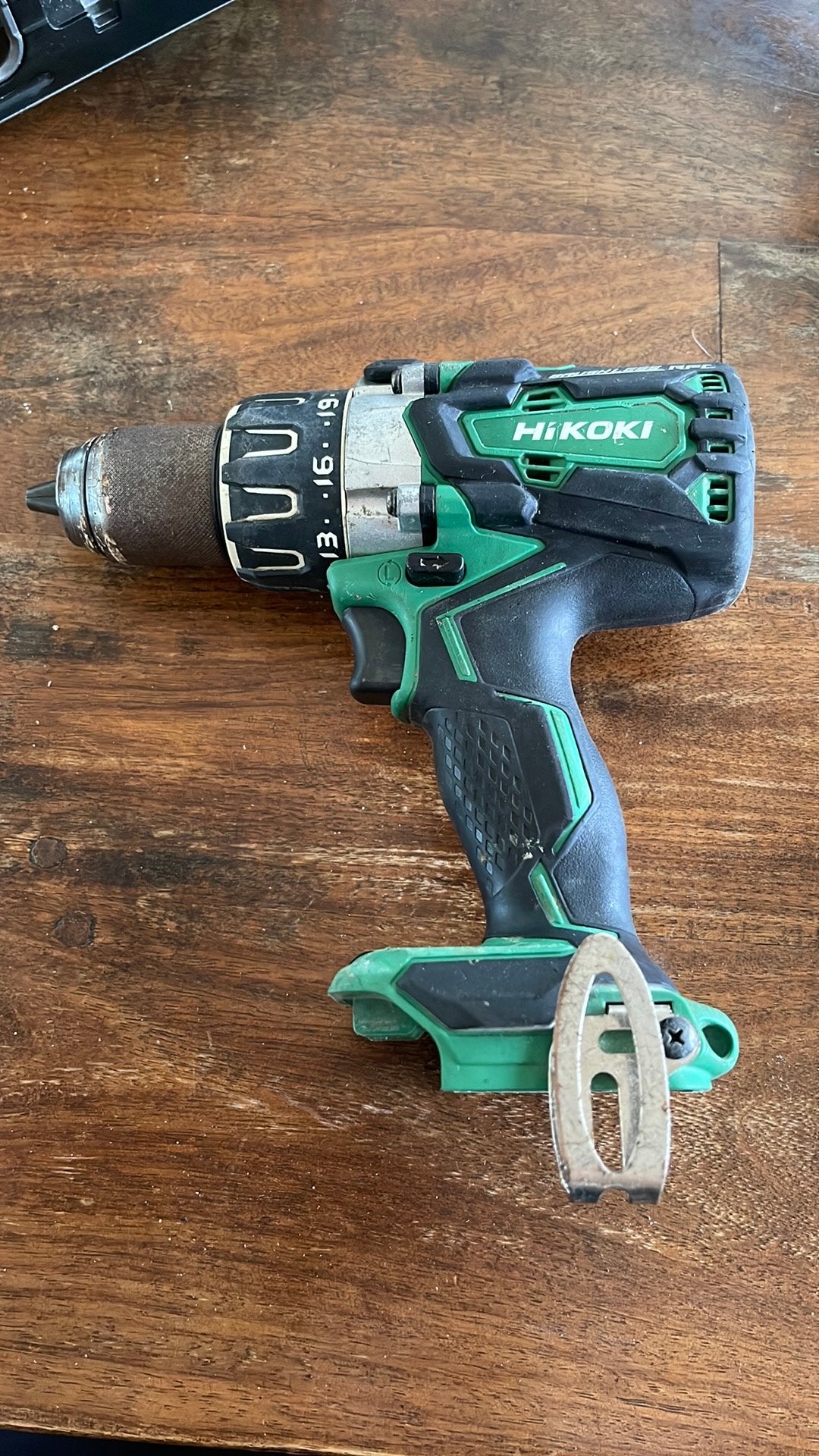 HiKOKI DS18DBL2 18V boor-schroefmachine, Doe-het-zelf en Verbouw, Gereedschap | Boormachines, Ophalen, Zo goed als nieuw, Boor- en Schroefmachine
