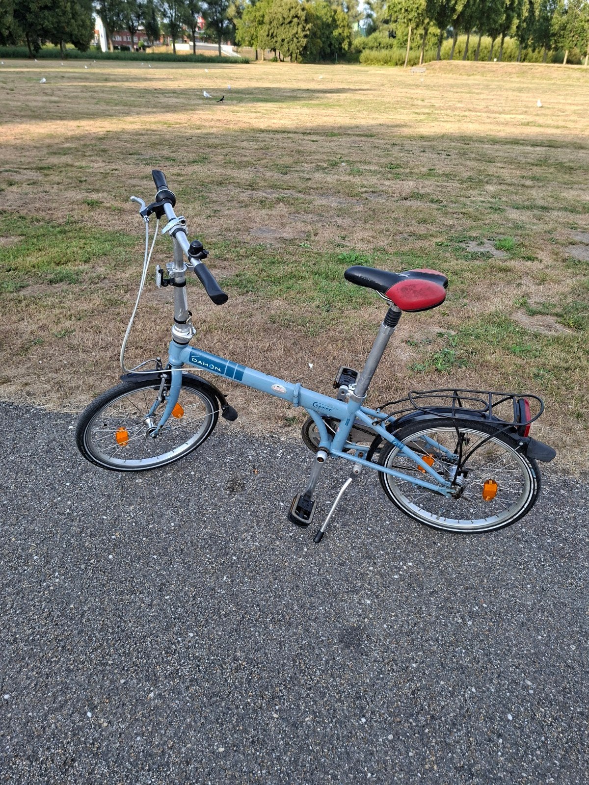 Dahon Speed Licht Blauw, Ophalen, 20 inch of meer, Gebruikt, Velgrem