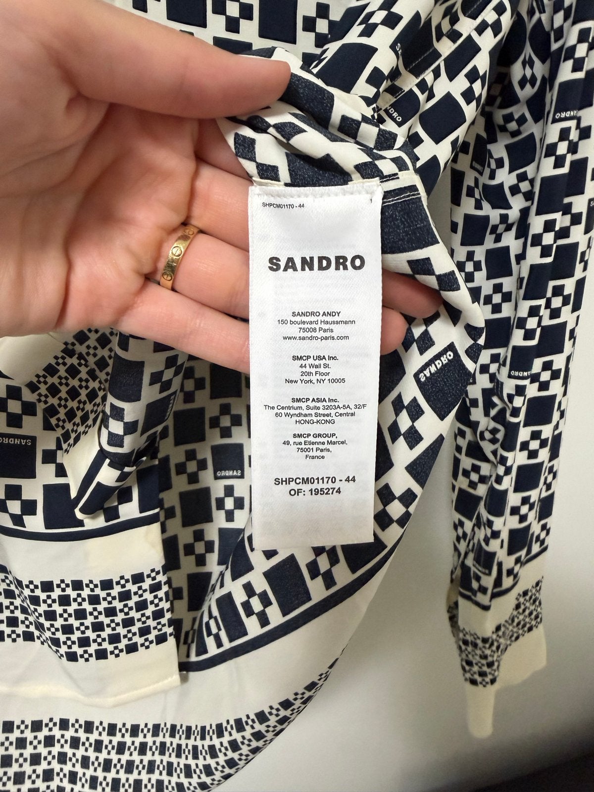 Originele Sandro blouse maat S, zo goed als nieuw, Ophalen of Verzenden, Zo goed als nieuw, Maat 36 (S), Zwart